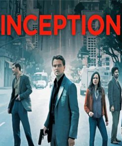 Inception Movie Poster paint by numbers