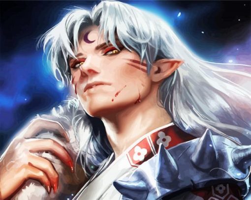 Inuyasha Sesshomaru paint by numbers