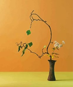 Japanese Ikebana Vase paint by numbers