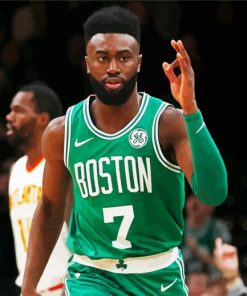 Jaylen Brown Celtics Player paint by numbers