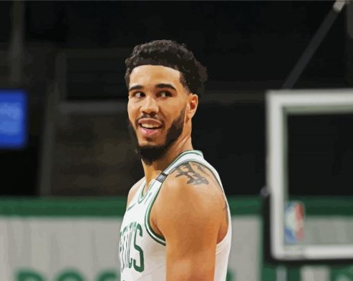 Jayson Tatum paint by numbers