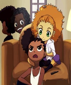 Jazmine And Riles From The Boondocks paint by numbers