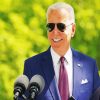 Joe Biden Wearing Glasses paint by numbers