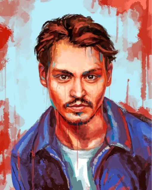 Johnny Depp Art paint by number