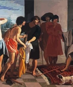 Joseph's Tunic By Velazquez paint by number