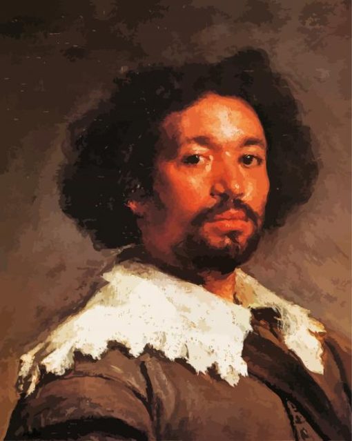 Juan De Pareja By Velazquez paint by numbers