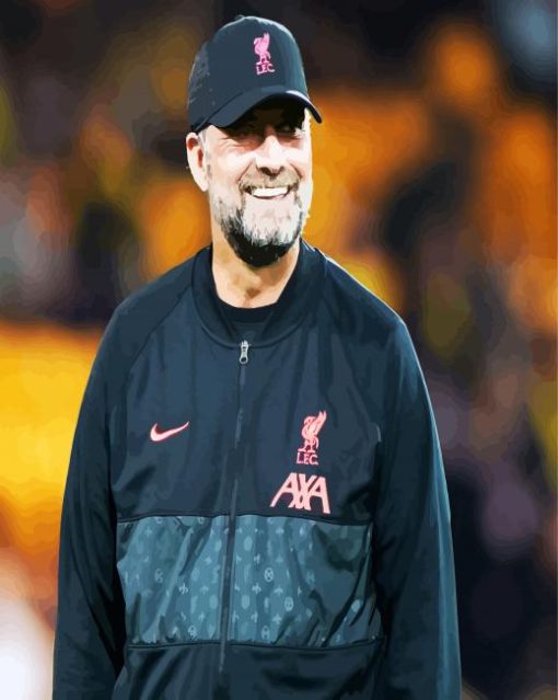 Jurgen Klopp paint by numbers