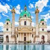 Carlskirche Wien paint by number