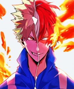 Katsuki Bakugo And Shoto Todoroki paint by number