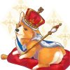 King Corgi Dog paint by numbers