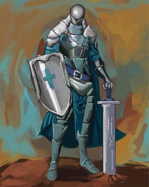 Knight Armor paint by numbers