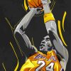 Kobe Bryant Basketball Player paint by numbers