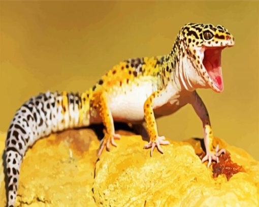 Leopard Gecko paint by number