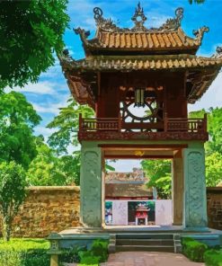 Literature Temple Hanoi paint by numbers