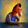 Lonely Bojack Horseman paint by number