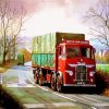 Lorry On Road paint by number