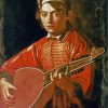 Lute Player Caravaggio paint by numbers