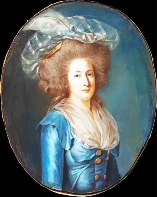 Madame Elisabeth De France Guiard paint by number