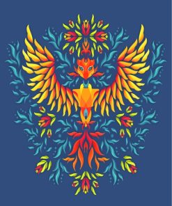 Mandala Phoenix paint by numbers