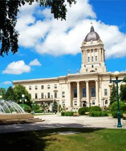 Manitoba Legislative Building paint by numbers