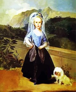 Maria Portrait Francisco Goya paint by numbers