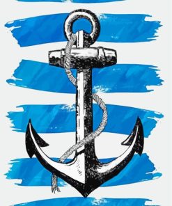 Marine Anchor paint by numbers