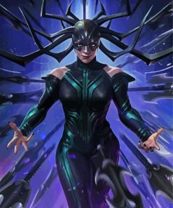 Marvel Hela paint by numbers