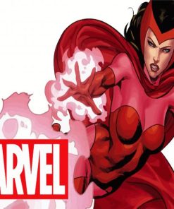 Marvel Wanda Maximoff paint by numbers