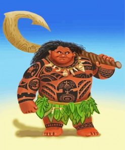 Maui Moana paint by numbers