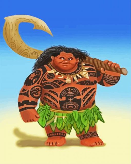 Maui Moana paint by numbers