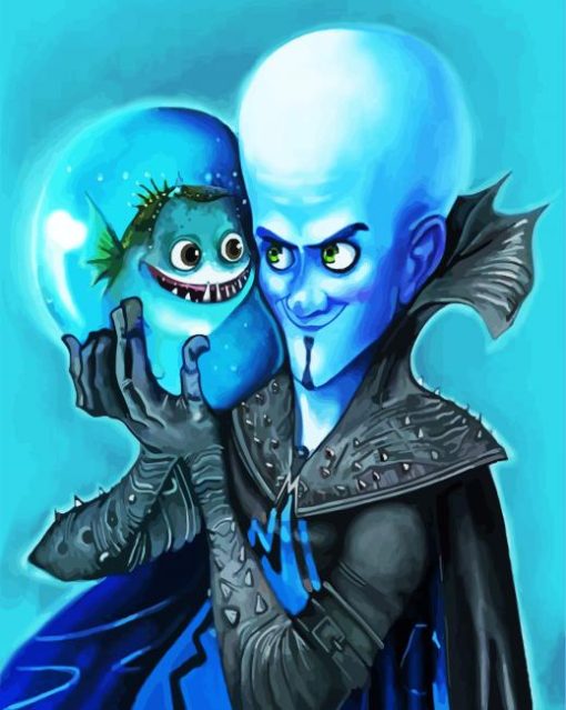 Megamind And Minion paint by numbers