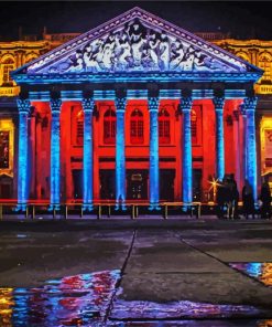 Mexico Teatro Degollado Guadalajara paint by number