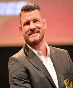 Micheal Bisping MMA Fighter paint by numbers