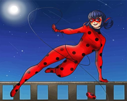 Miraculous Ladybug paint by number