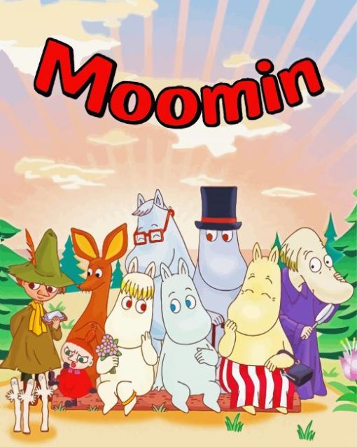 Moomin Characters paint by number