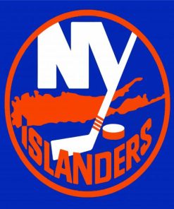 NY Islanders Logo paint by number