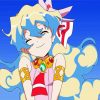 Nia Teppelin Guren Lagann Anime paint by number