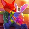 Nick Wilde And Judy Hopps paint by numbers