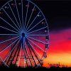 Night Ferris Wheel paint by number