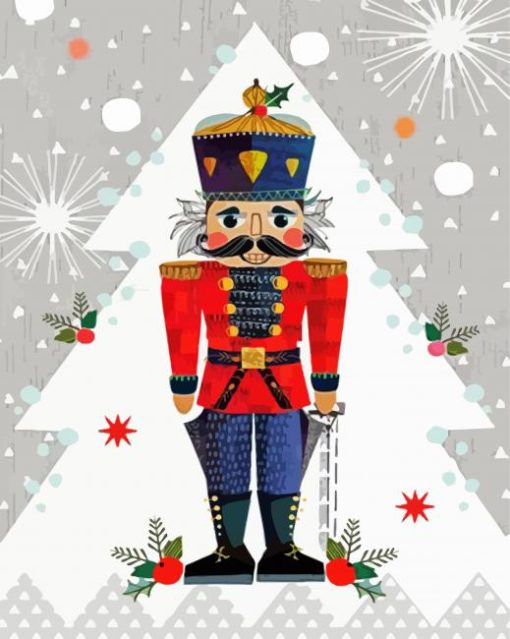 Nutcracker Illustration paint by number