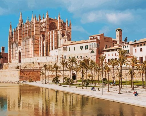 Palma Spain paint by number