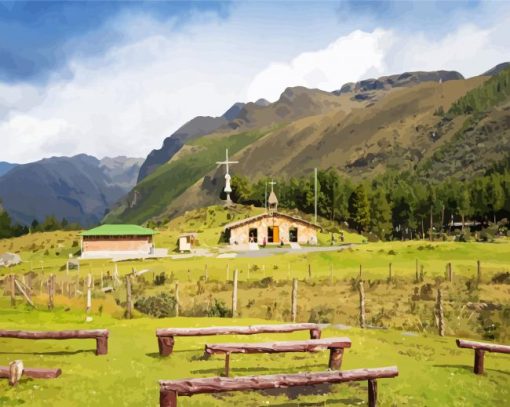 Parque National Cajas Cuenca paint by numbers