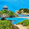 Parque National Tayrona Columbia paint by number