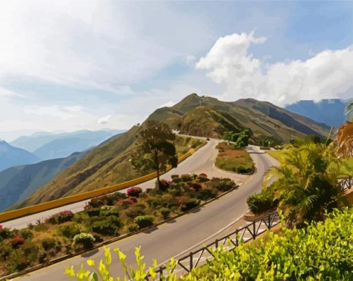 Parque National Chicamocha Columbia paint by numbers