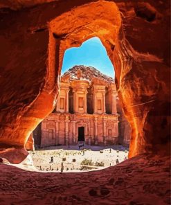 Petra Historical Place paint by number