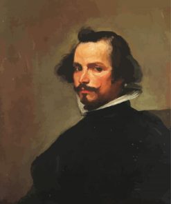 Portrait Of A Man By Velazquez paint by number