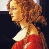 Portrait Of A Young Woman Botticelli paint by number