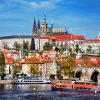 Prague Castle Czech paint by number