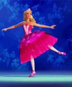 Princess Barbie Dancing paint by numbers