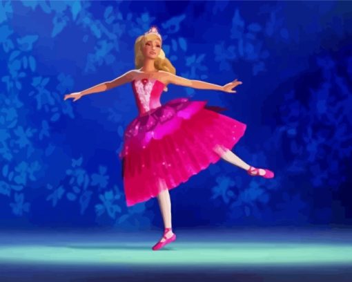 Princess Barbie Dancing paint by numbers